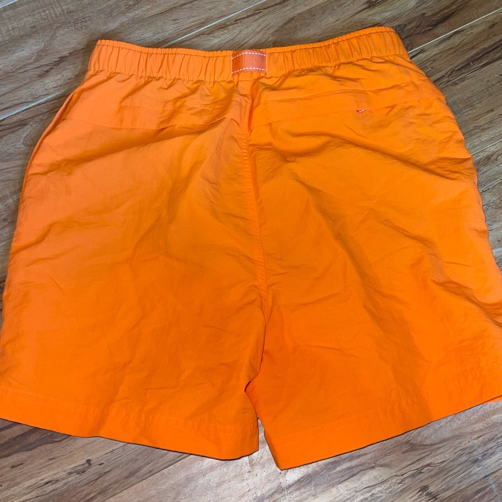 Lands End Men's orange Swim & hiking shorts lined has built in belt - Picture 6 of 13